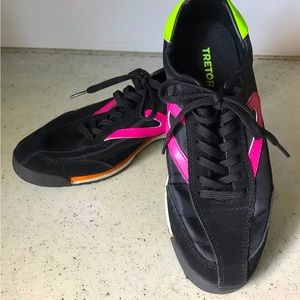 Tretorn Rawlins Black and Neon